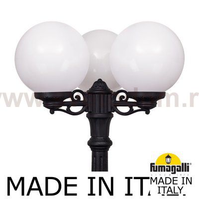 Садово-парковый фонарь FUMAGALLI GIGI BISSO/G300 3L G30.156.S30.AXF1R