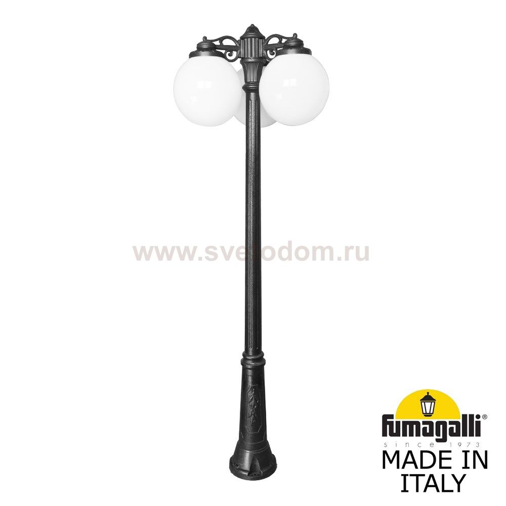 Садово-парковый фонарь FUMAGALLI RICU BISSO/G300 3L DN G30.157.S30.AYE27DN