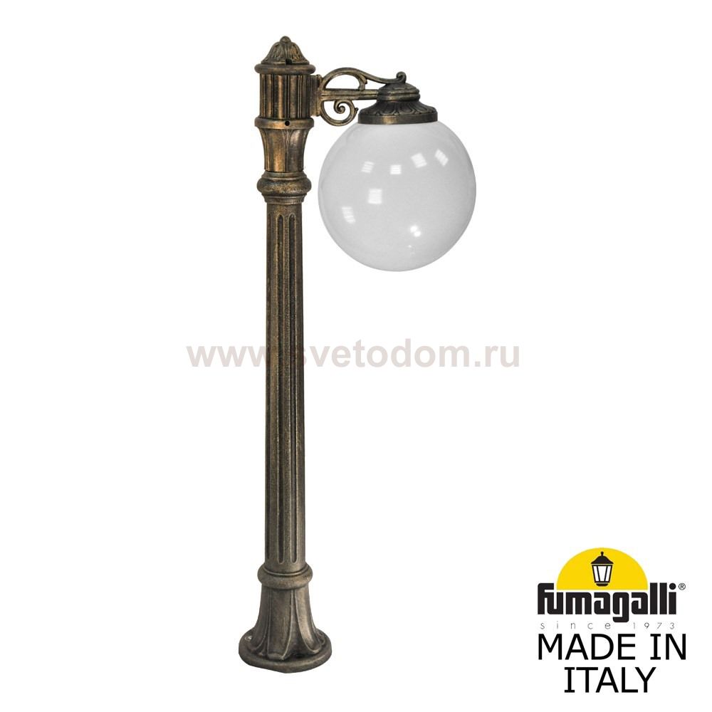 Садовый светильник-столбик FUMAGALLI ALOE.R/BISSO/G300 1L G30.163.S10.BYE27