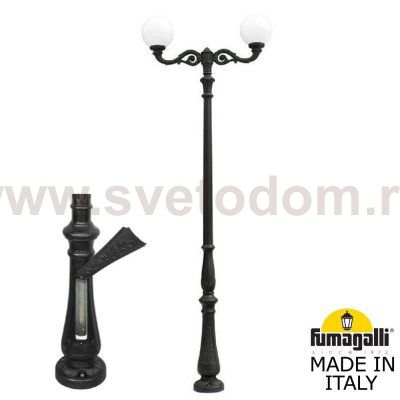 Парковый фонарь FUMAGALLI TABOR ADAM/GLOBE 300 2L  G30.205.M20.AYE27