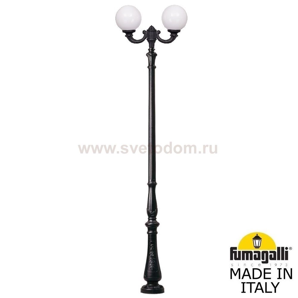 Парковый фонарь FUMAGALLI TABOR OFIR/GLOBE 300 2L  G30.205.R20.AYF1R