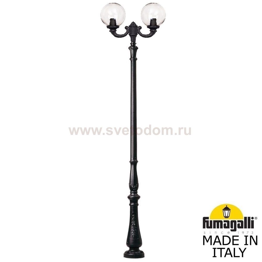 Парковый фонарь FUMAGALLI TABOR OFIR/GLOBE 300 2L  G30.205.R20.AZE27