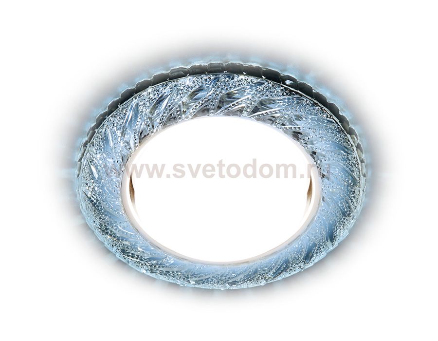 Светильник точечный Ambrella G303 CL/CLD хром/прозрачный GX53+3W(LED COLD) GX53 SPOT