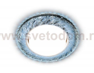 Светильник точечный Ambrella G303 CL/CLD хром/прозрачный GX53+3W(LED COLD) GX53 SPOT