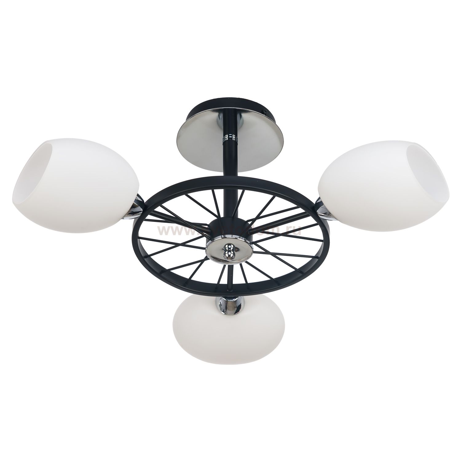 Потолочная люстра G31045/3BK+CR WT Gerhort