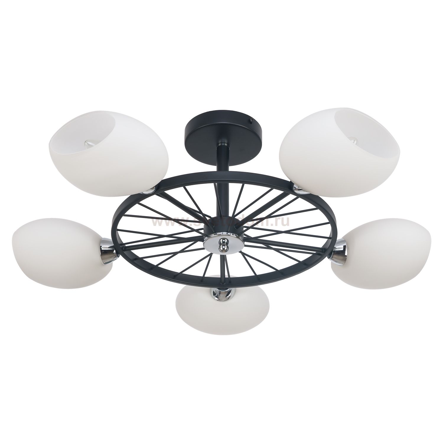 Потолочная люстра G31045/5BK+CR WT Gerhort