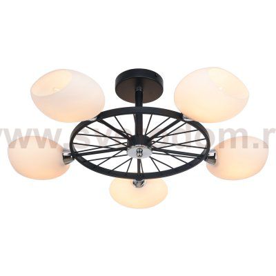 Потолочная люстра G31045/5BK+CR WT Gerhort