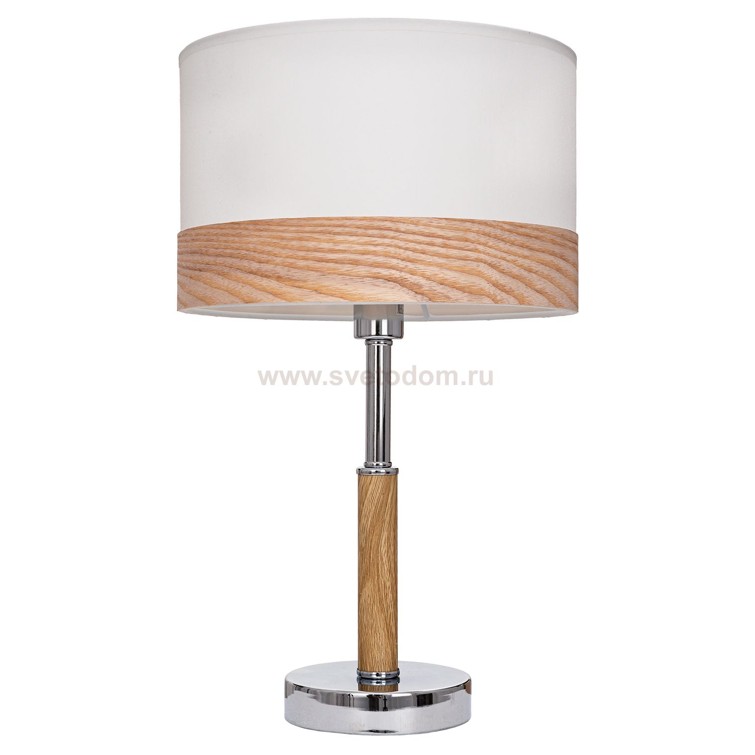 Настольная лампа G31067/1T CR WT+WOOD Gerhort