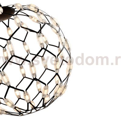 Подвесная светодиодная люстра G31077/500BK BK+WT Gerhort