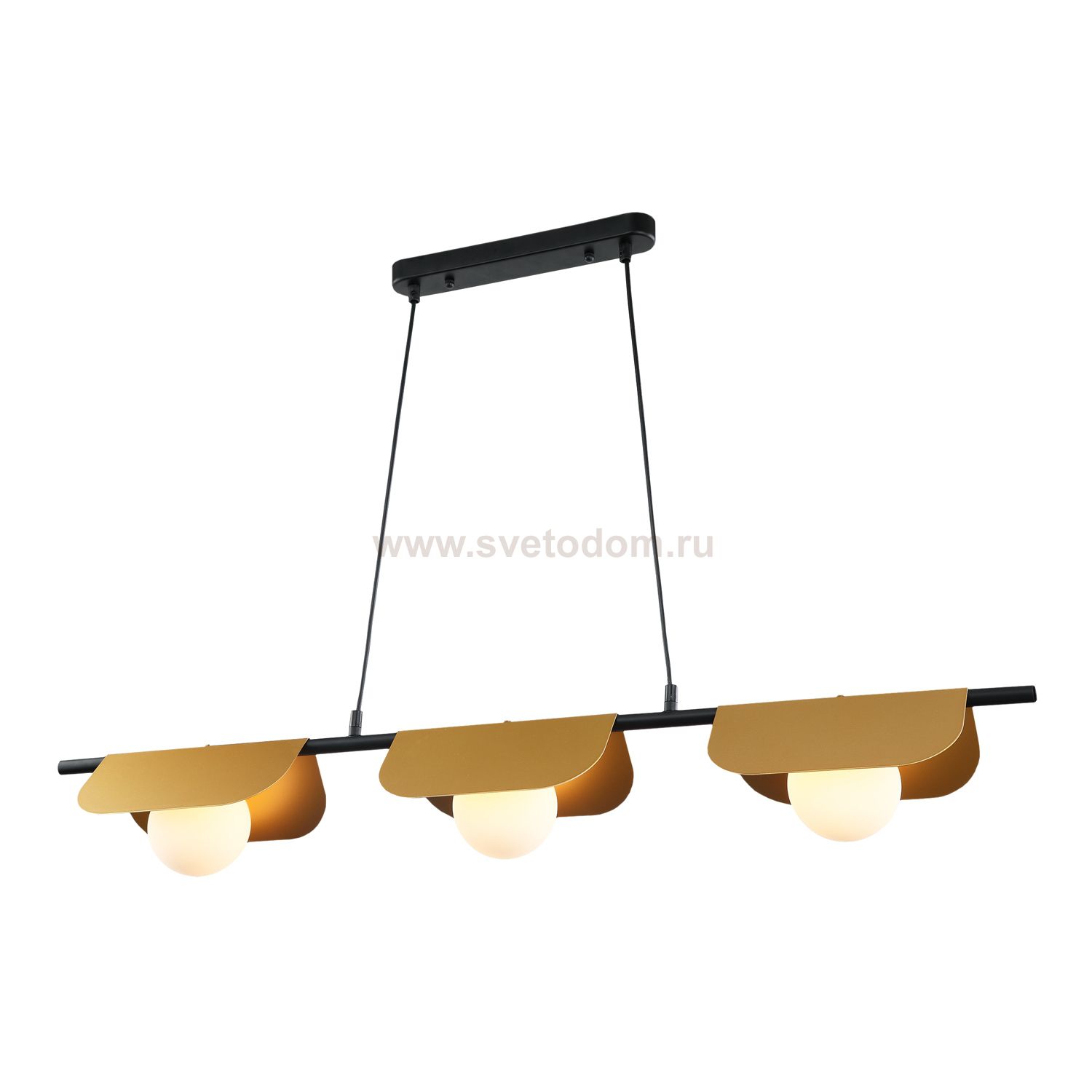 Подвесной светильник G31083/3BK+GD WT Gerhort