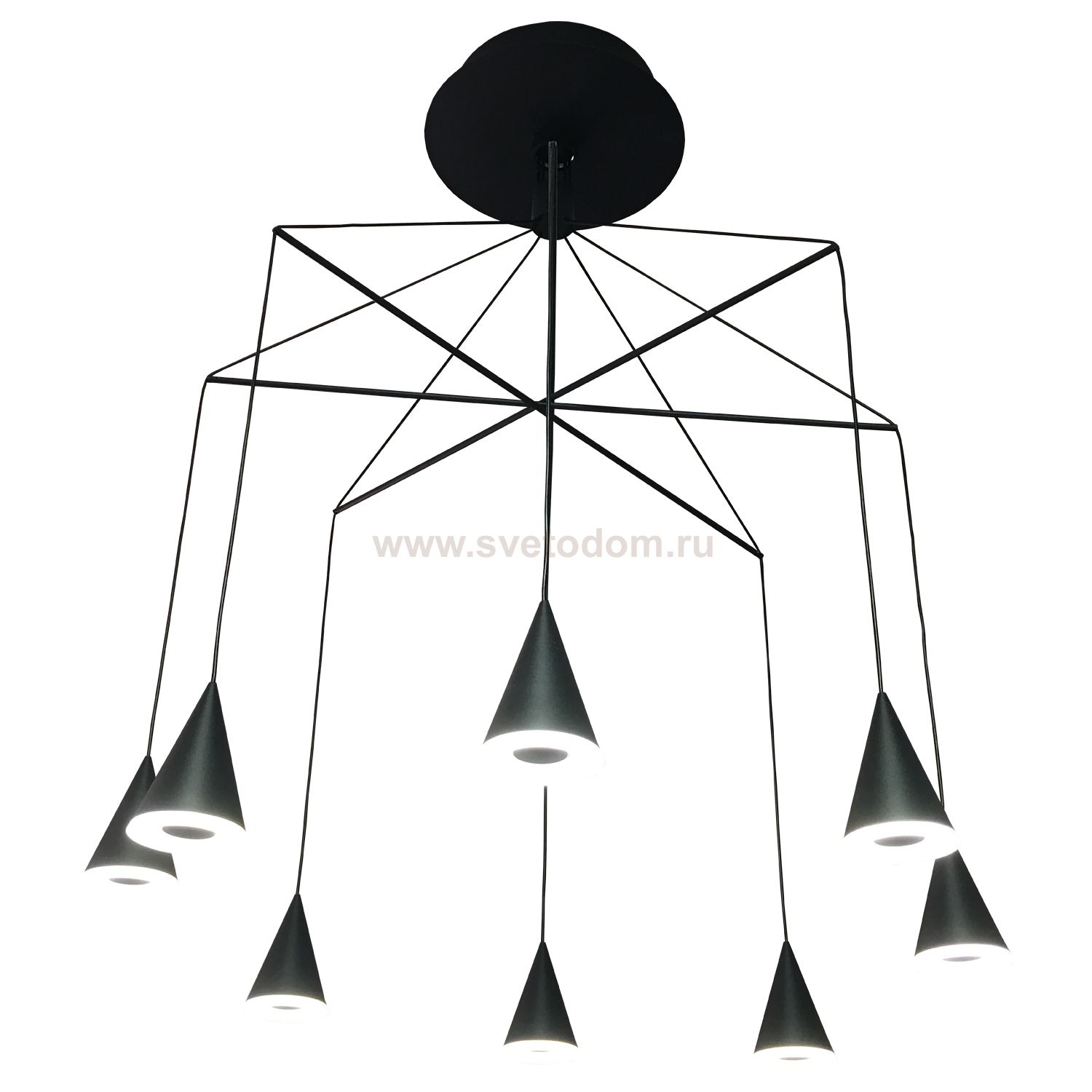 Подвесной светодиодный светильник G31092/8BK Gerhort