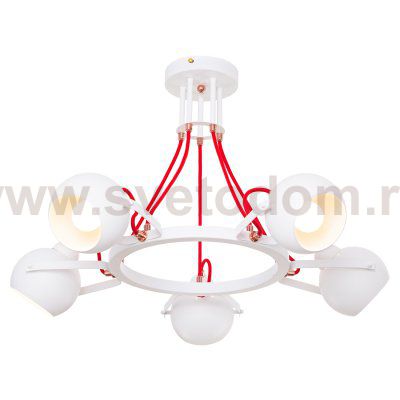 Подвесная люстра G31095/5WT+RD WT Gerhort