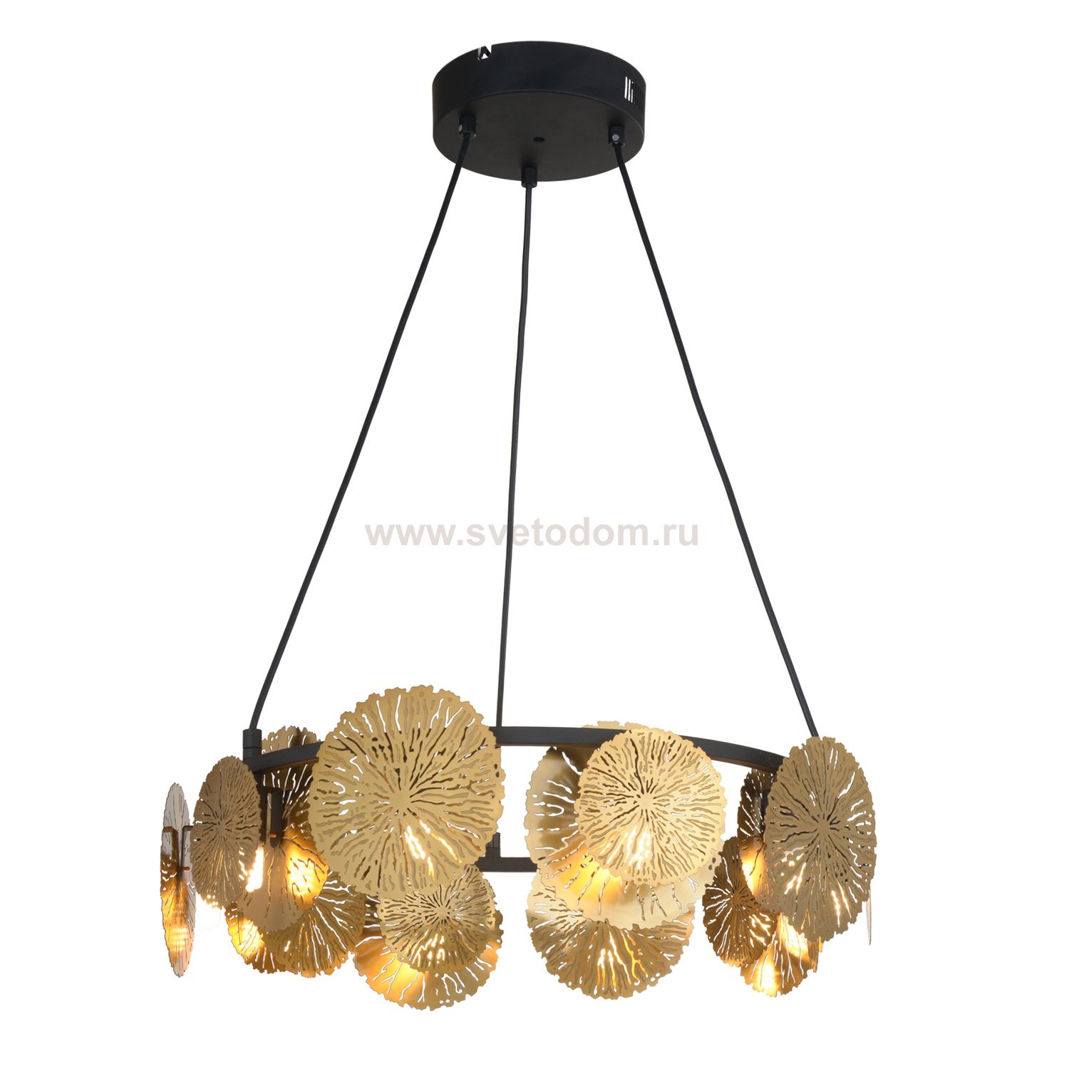 Подвесная люстра G31101/10BK GD Gerhort