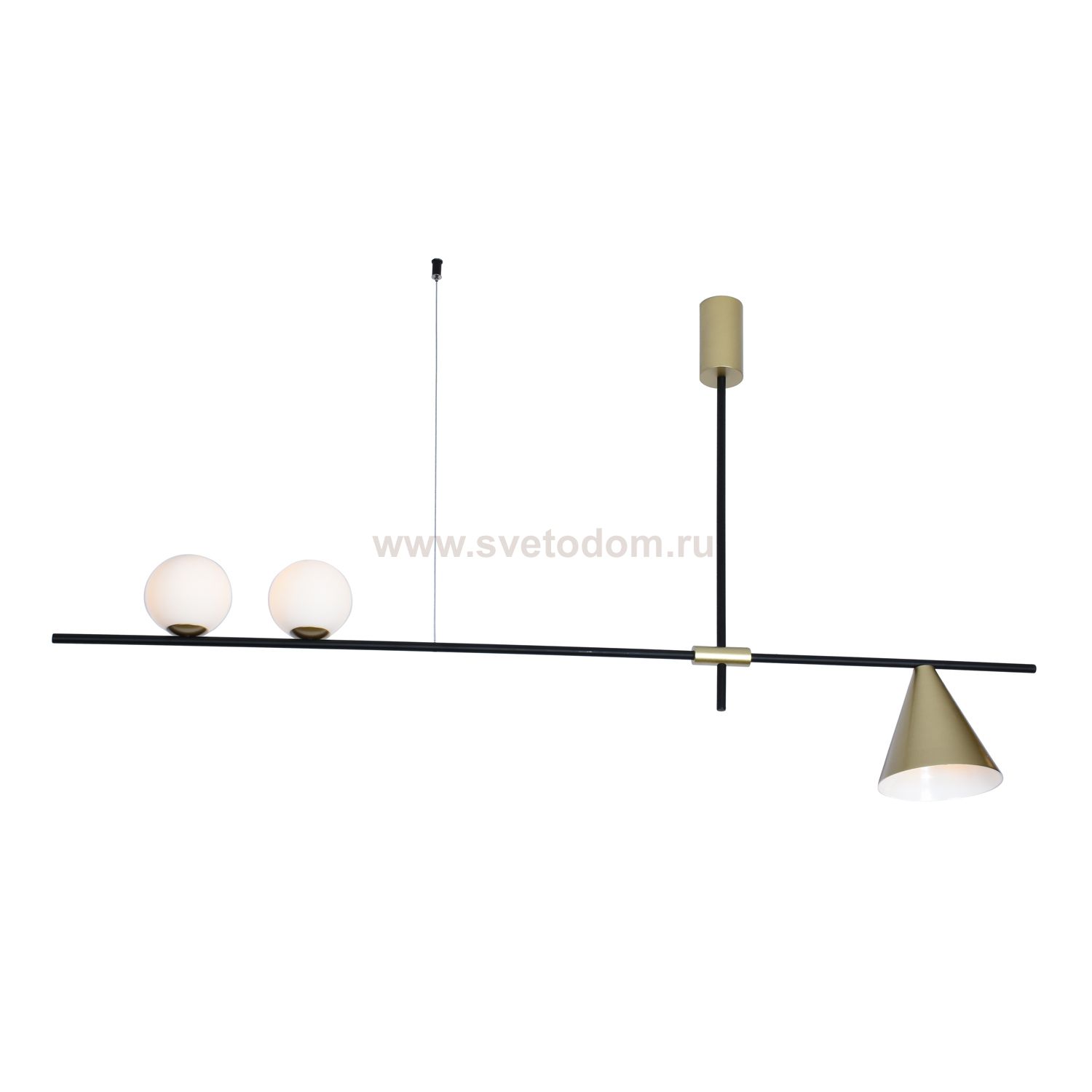 Люстра в стиле Лофт G31121/3BK+GD GD+WT Gerhort