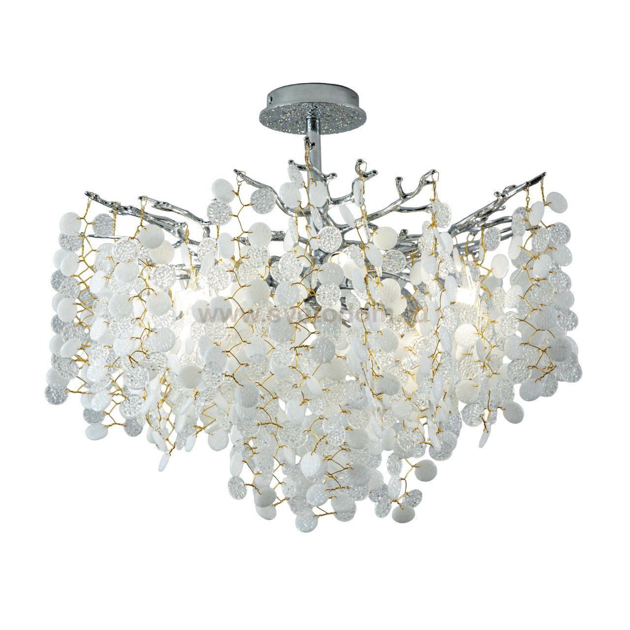 Люстра хрустальная G31322/8CR+CL+WT Gerhort