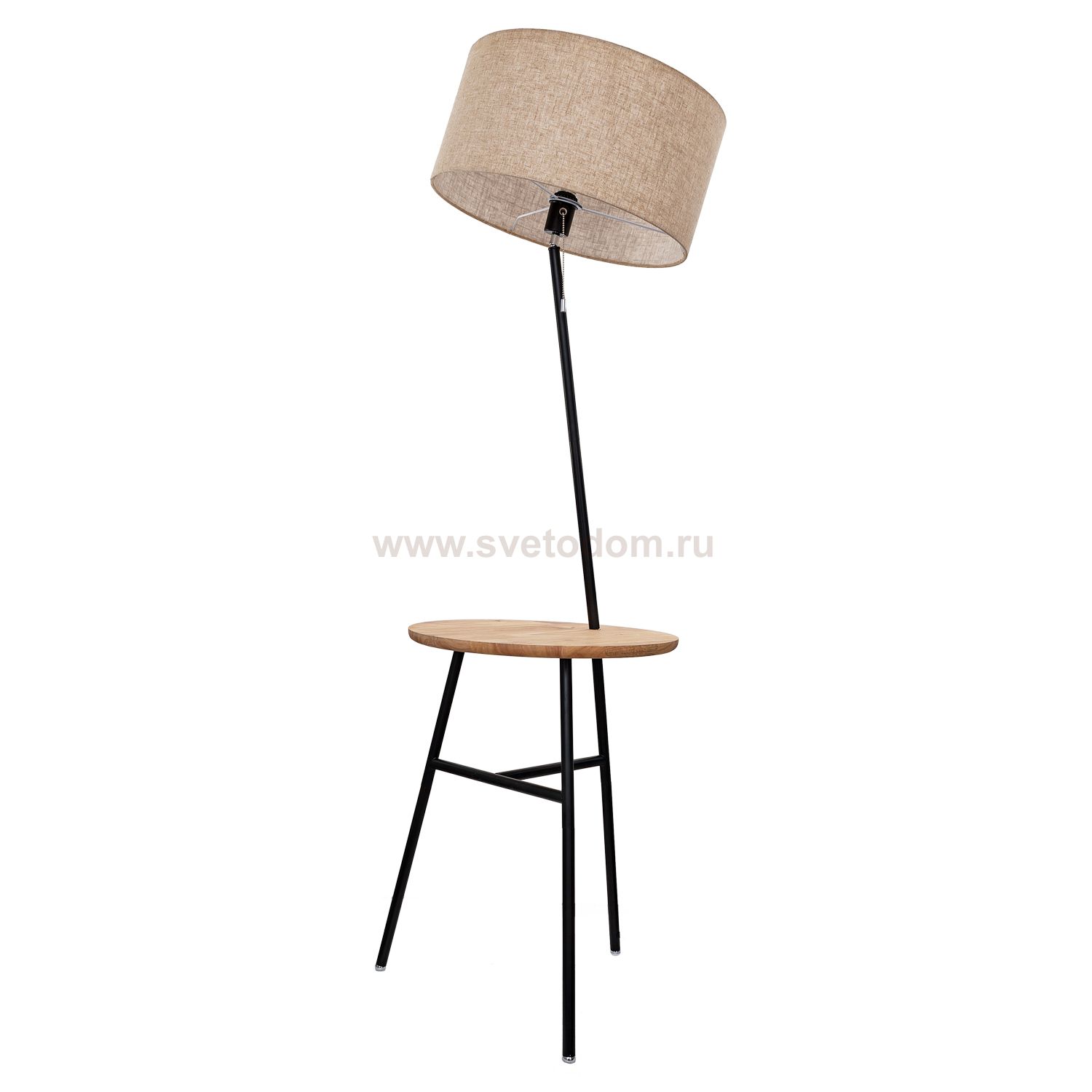 Торшер G32039/1F BK+WD YL Gerhort