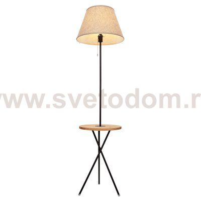 Торшер G32040/1F BK+WD YL Gerhort