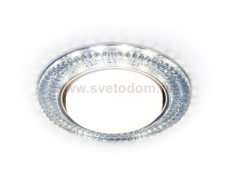 Светильник точечный Ambrella G331 CL прозрачный GX53+3W(LED COLD) D118*38 GX53 SPOT