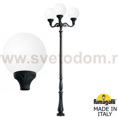 Парковый фонарь FUMAGALLI TABOR ADAM/GLOBE 400 2L G40.205.M30.AYE27