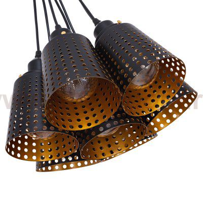 Подвесной светильник G51136/7BK BK+GD Gerhort