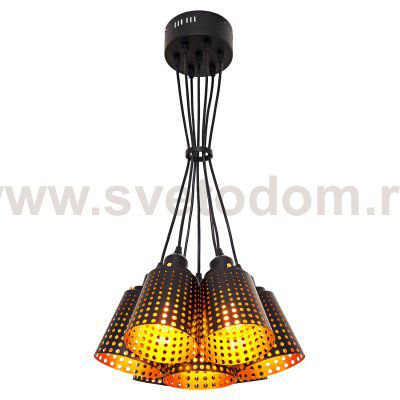 Подвесной светильник G51136/7BK BK+GD Gerhort