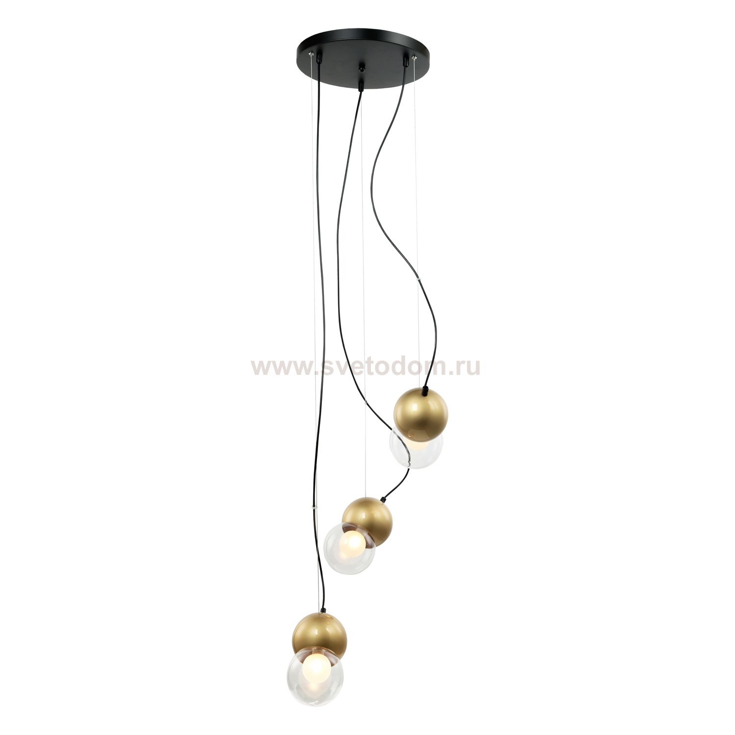 Подвесной светильник G51174/3BK+GD WT Gerhort