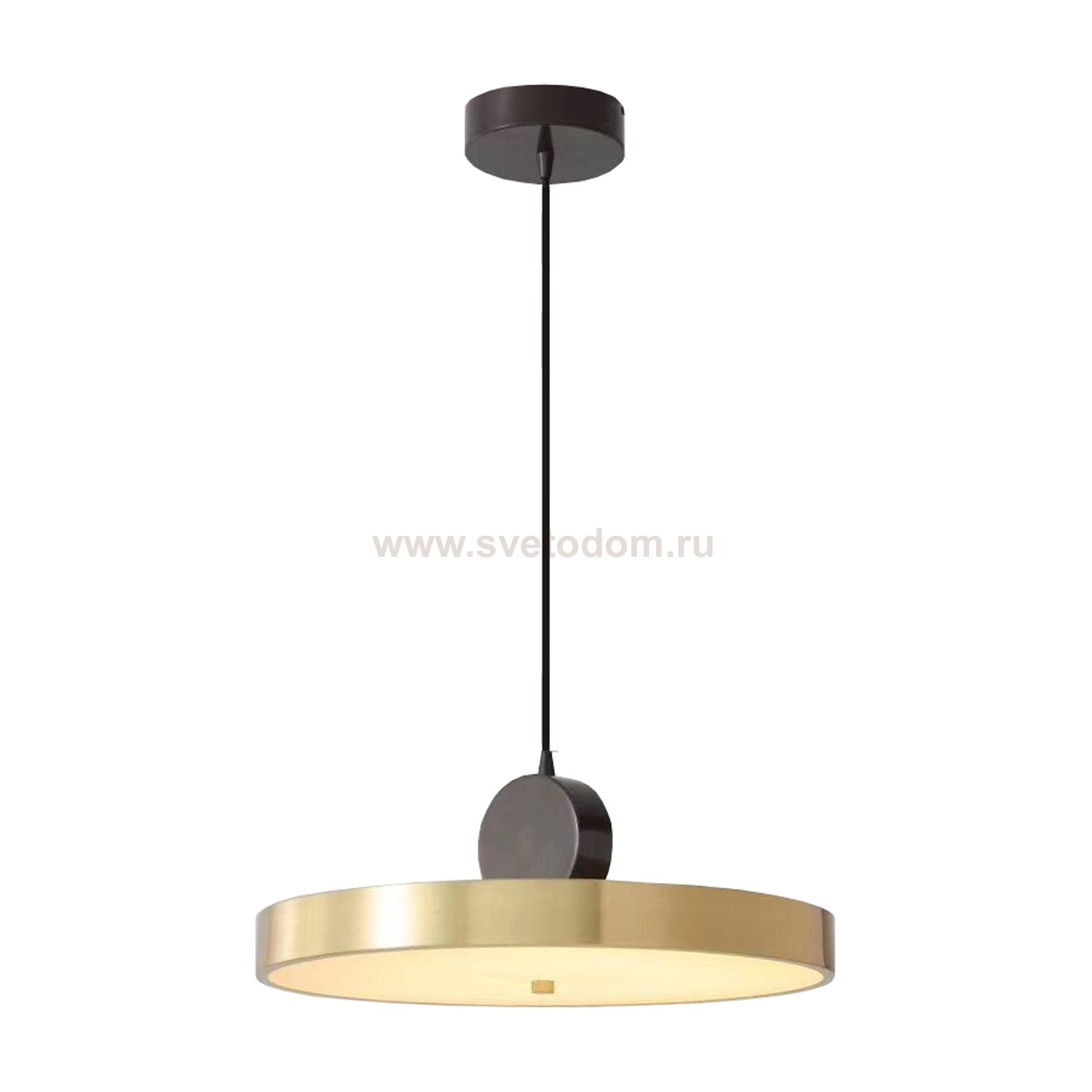 Подвесной светодиодный светильник G51212/1D BK GD Gerhort