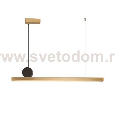 Подвесной светодиодный светильник G51212/1L BK GD Gerhort