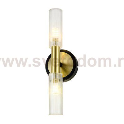 Бра в стиле модерн G51233/2wBK+GD CL Gerhort