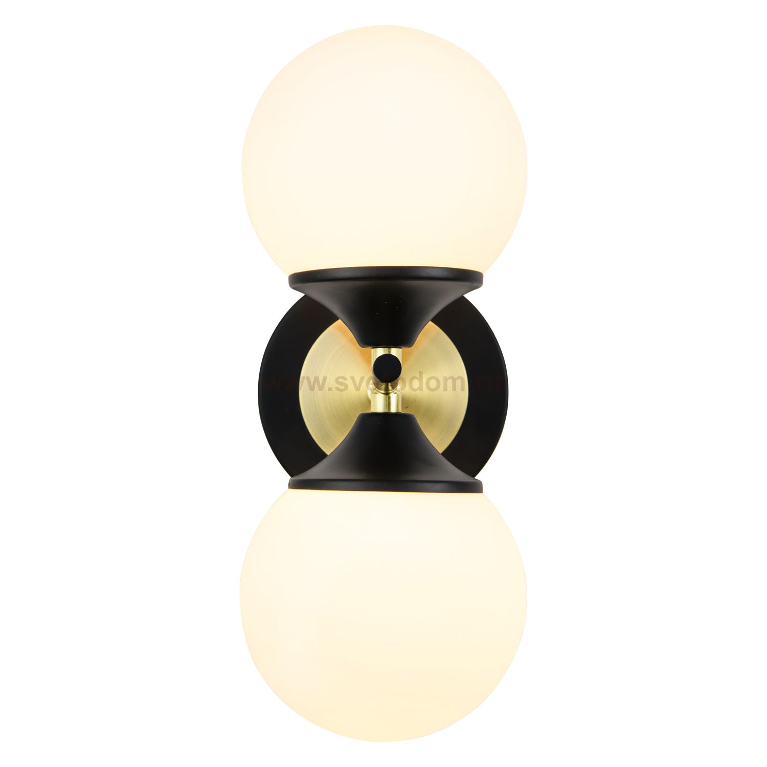 Бра в стиле модерн G51234/2wBK+GD WT Gerhort