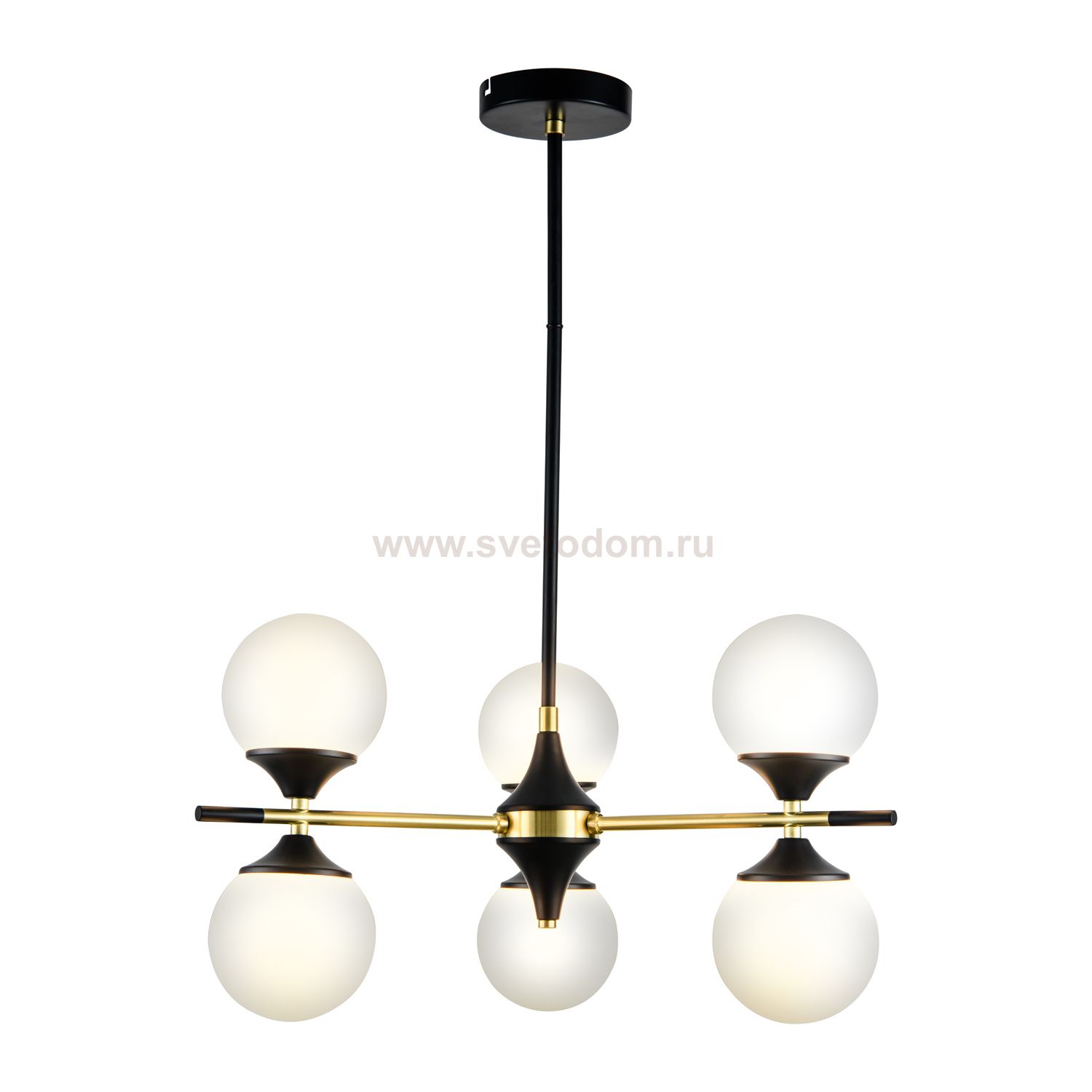 Люстра в стиле модерн G51234/6BK+GD WT Gerhort