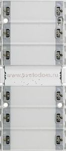 Gira KNX Выключатель сенсорный 3 Komfort, 6-клавишн. (G513600)