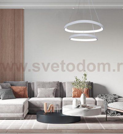 Подвесной светодиодный светильник G52102/2WT Gerhort