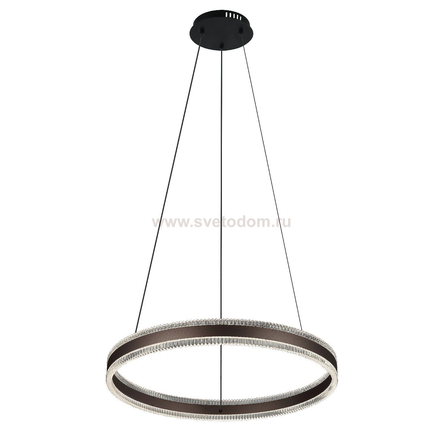 Подвесной светодиодный светильник G52117/2BK CF+CL Gerhort