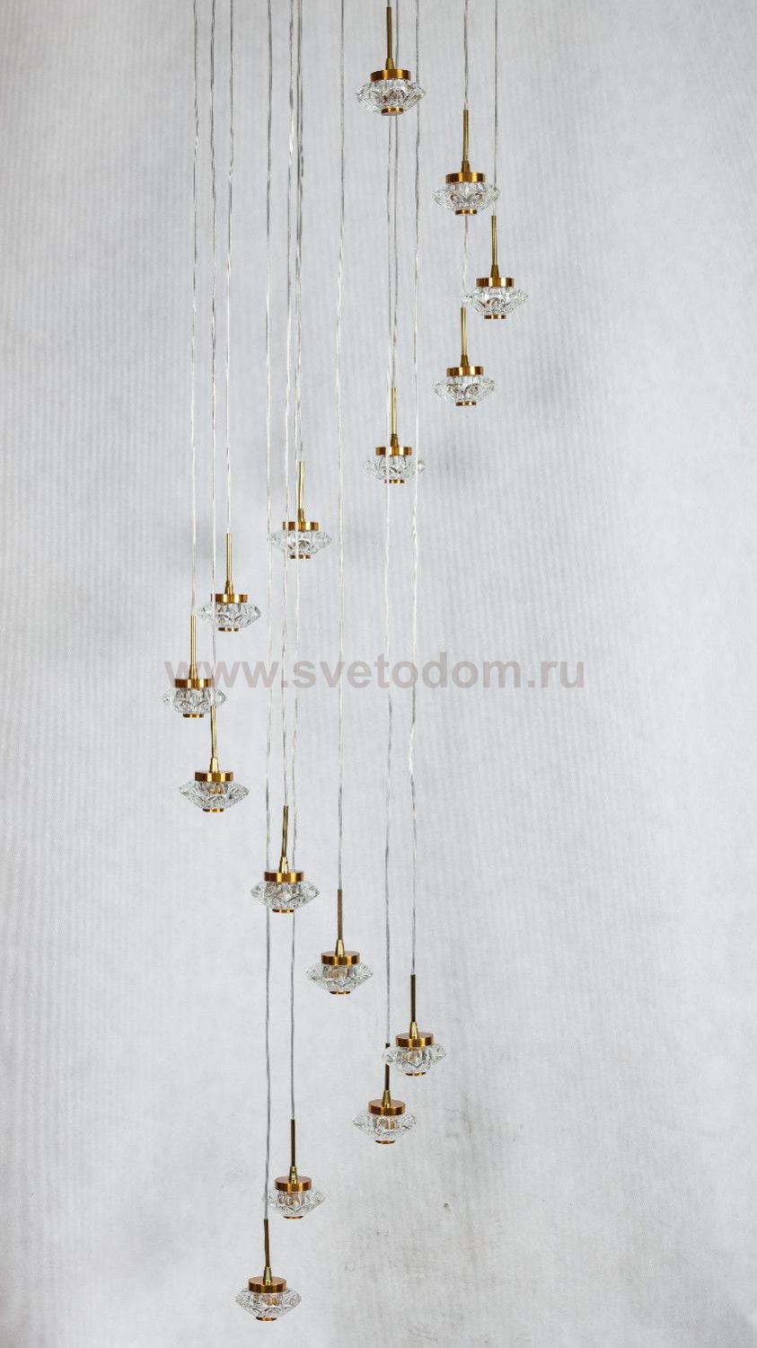 Подвесной светодиодный светильник G52142/15BRS CL Gerhort