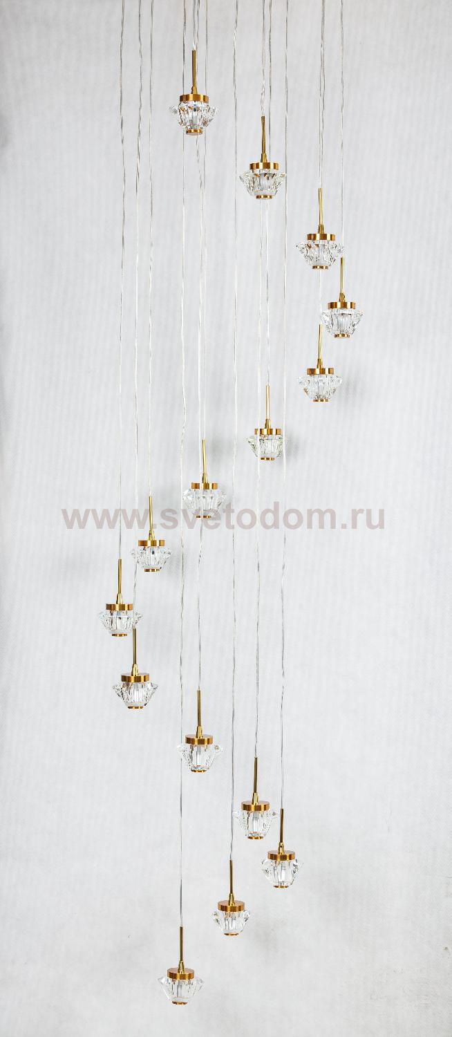 Подвесной светодиодный светильник G52143/15BRS CL Gerhort