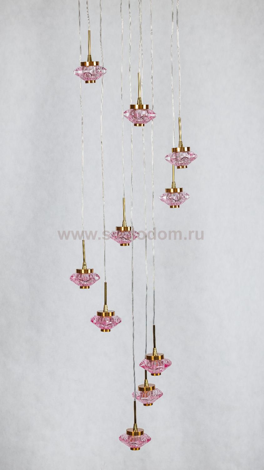 Подвесной светодиодный светильник G52145/10BRS PK Gerhort