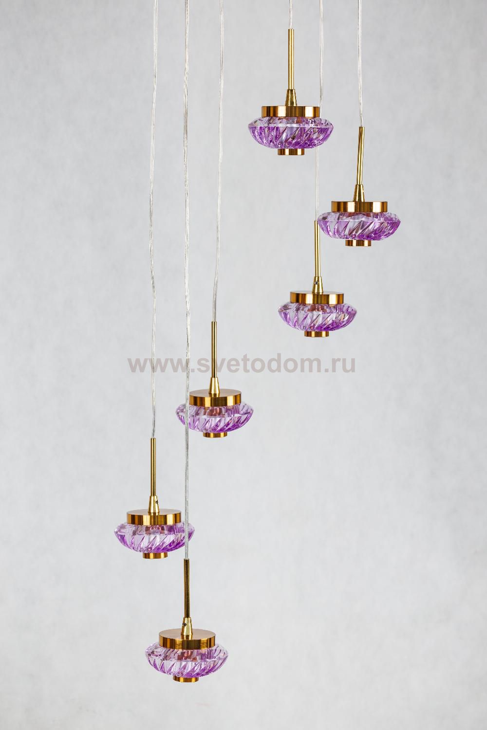 Подвесной светодиодный светильник G52146/6BRS PP Gerhort