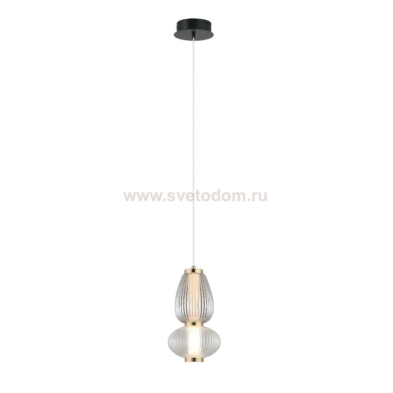 Подвесной светодиодный светильник G52158A/2BK BRS+WT+SM+CL Gerhort