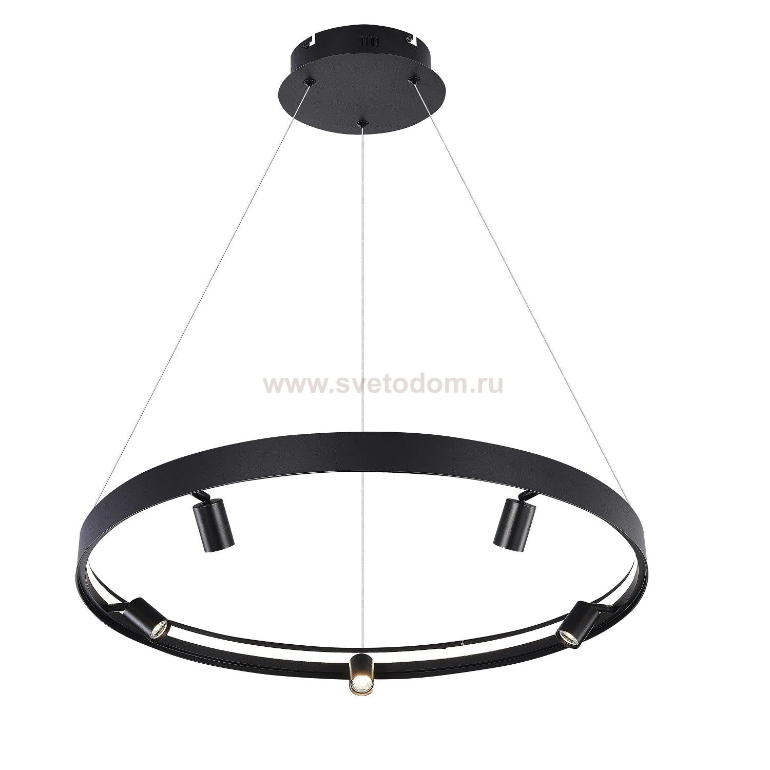 Потолочный светодиодный светильник G52170/1+5BK BK+WT Gerhort