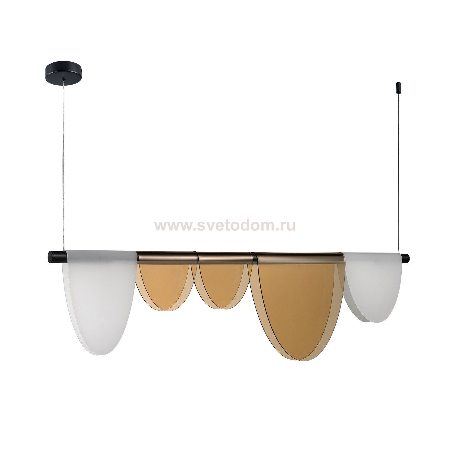 Подвесной светодиодный светильник G52181/1MBK AMB+WT Gerhort