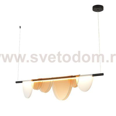 Подвесной светодиодный светильник G52181/1MBK AMB+WT Gerhort