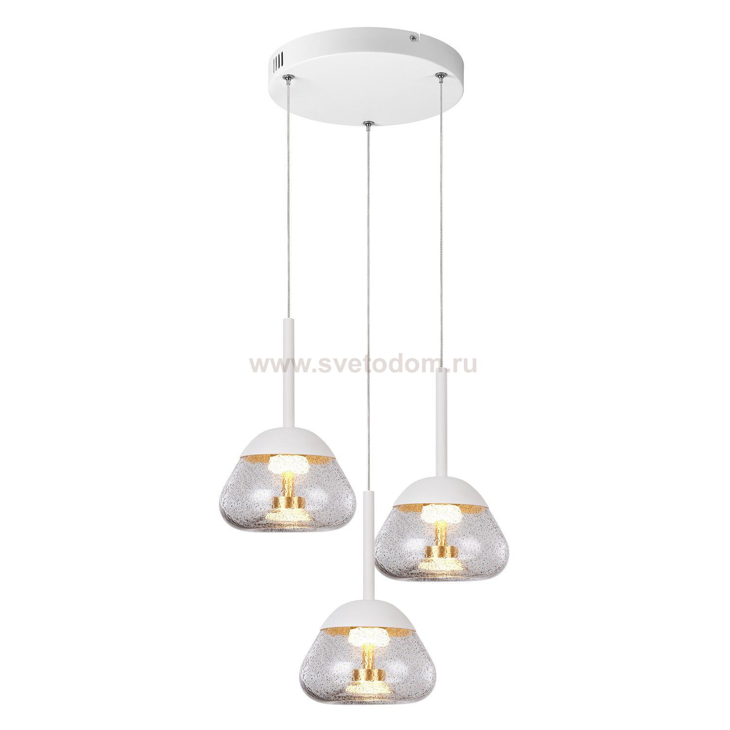 Подвесной светодиодный светильник G52194/3WT WT+BR Gerhort