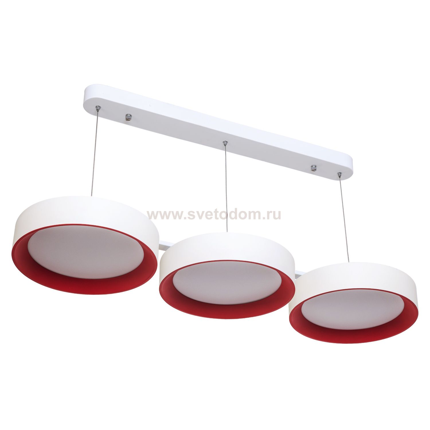 Подвесной светодиодный светильник G61016/3WT+RD Gerhort