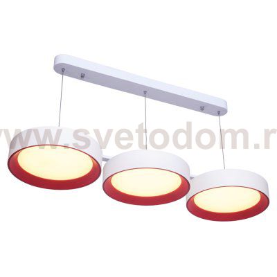 Подвесной светодиодный светильник G61016/3WT+RD Gerhort