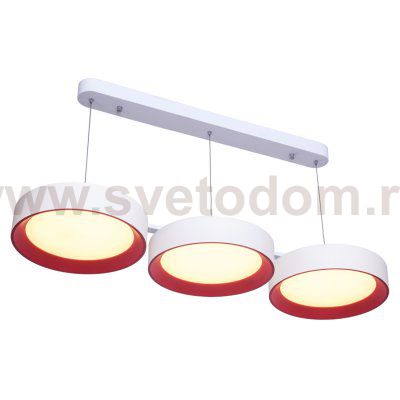 Подвесной светодиодный светильник G61016/3WT+RD Gerhort