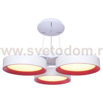 Подвесной светодиодный светильник G61017/3WT+RD Gerhort