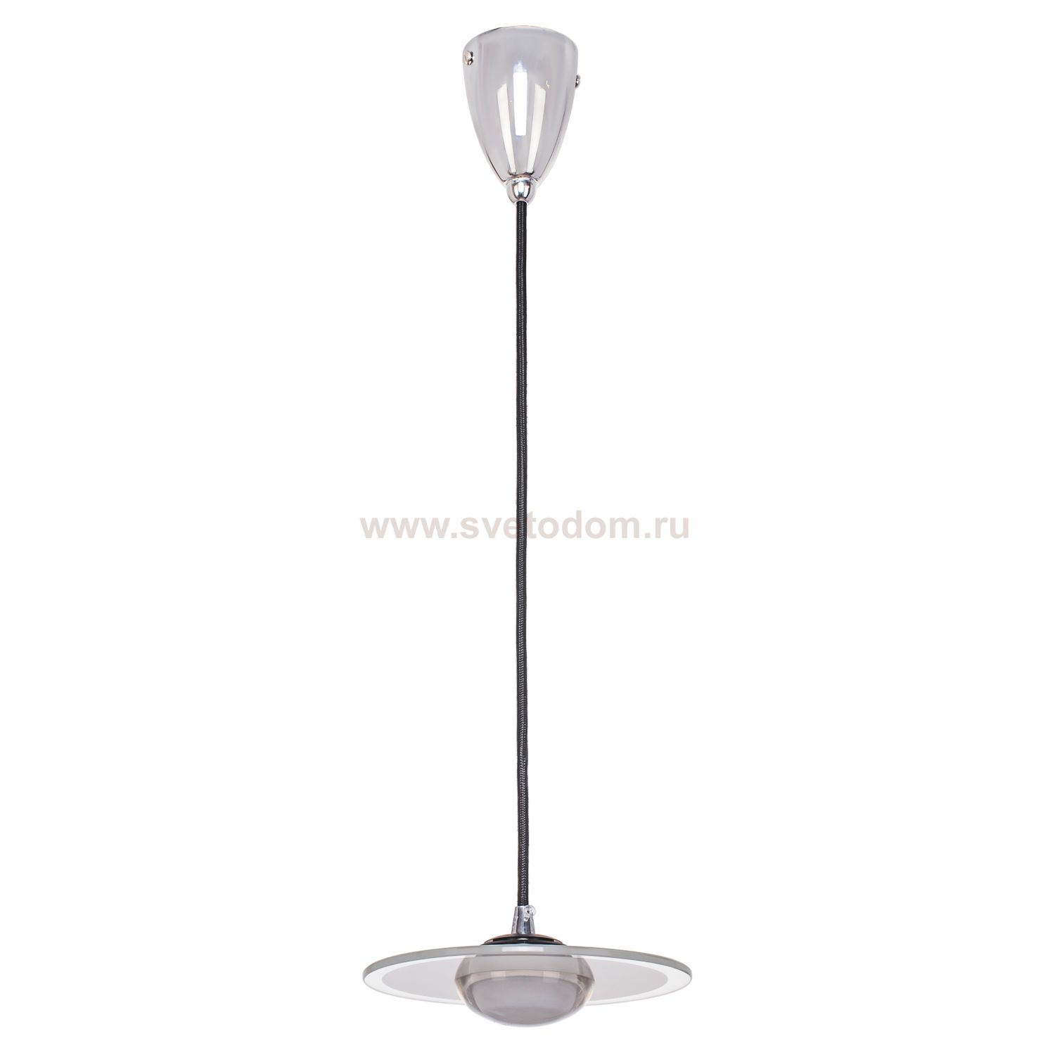 Подвесной светодиодный светильник G61033/1CR+BK WT Gerhort