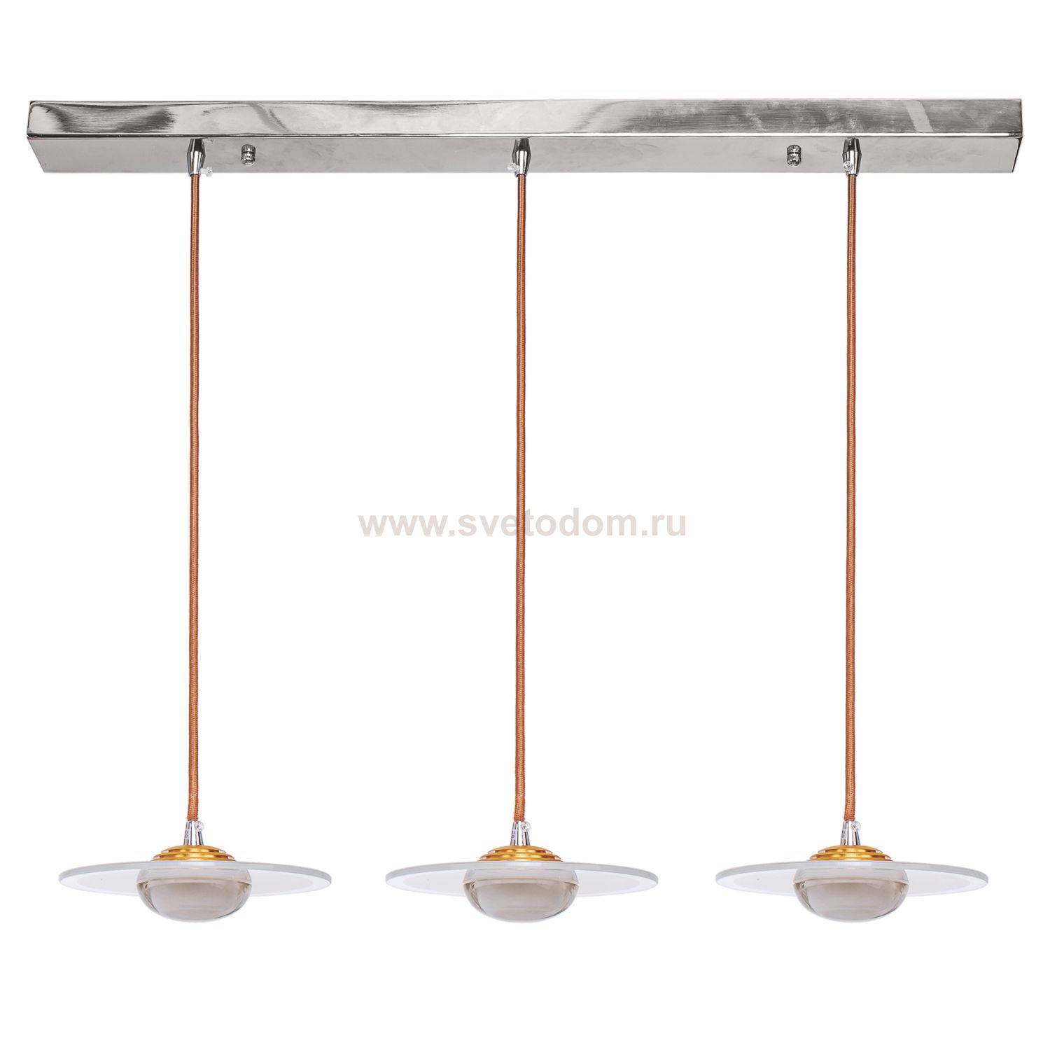 Подвесной светодиодный светильник G61033/3CR+RD WT Gerhort