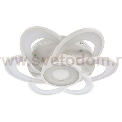 Потолочная светодиодная люстра G61065/6+1WT RC Gerhort